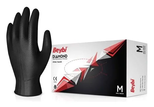 Beybi Diamond Siyah Nitril Eldiven kutu görseli