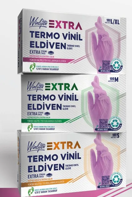 Reflex Winlyex Termo Vinil Mor Eldiven kutu görseli