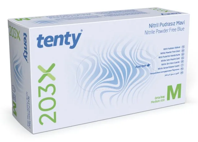 Tenty 203X Nitril Pudrasız Eldiven kutu görseli