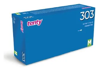 Tenty 303 Nitril Pudrasız Muayene Eldiveni kutu görseli