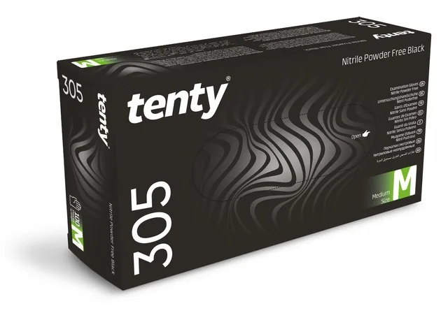 Tenty 305 Nitril Pudrasız Muayene Eldiveni kutu görseli